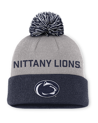 Мужские  Penn State Primetime Peak Nike College Cuffed Pom Beanie