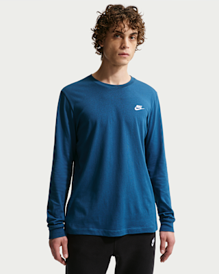 Мужская футболка Nike Sportswear Club Long-Sleeve