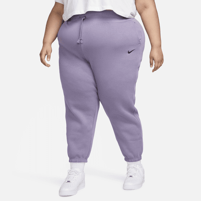 Pants de entrenamiento oversized de cintura alta para mujer (talla grande) Nike Sportswear Phoenix Fleece