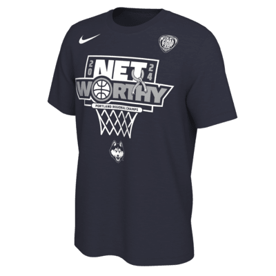 Playera de básquetbol universitaria Nike para hombre UConn 2024 Women's Regional Champ