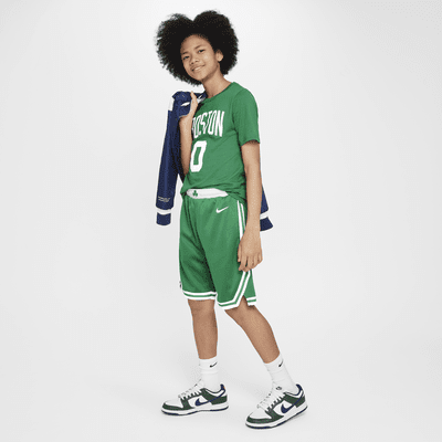 Boston Celtics 2023/24 Icon Edition Nike NBA Swingman Shorts für ältere Kinder (Jungen)