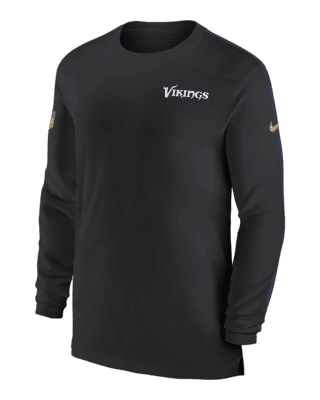 Мужские  Minnesota Vikings Sideline Coach Nike Dri-FIT NFL Long-Sleeve Top