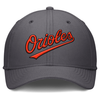 Gorra Nike Dri-FIT de la MLB para hombre Baltimore Orioles Swoosh