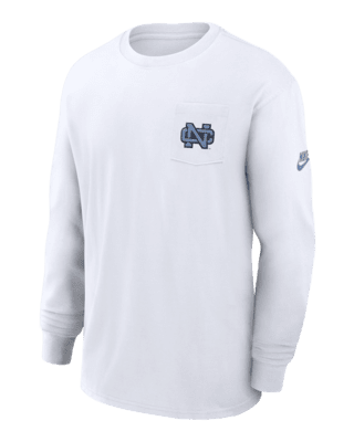 Мужская футболка North Carolina Tar Heels Legacy Max90 Pocket Nike College Long-Sleeve