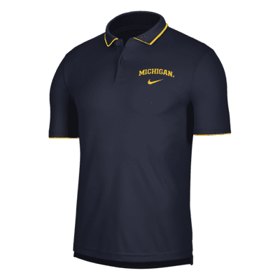 Polo para hombre Nike College Dri-FIT (Michigan)