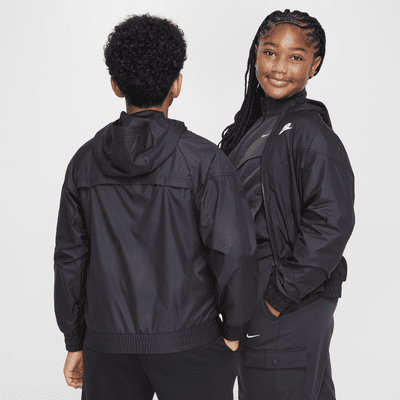 Nike Sportswear Windrunner Big Kids' Hooded Repel Jacket (Extended Size)