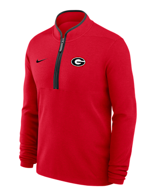 Мужские  Georgia Victory Nike Dri-FIT College 1/2-Zip Long-Sleeve Top