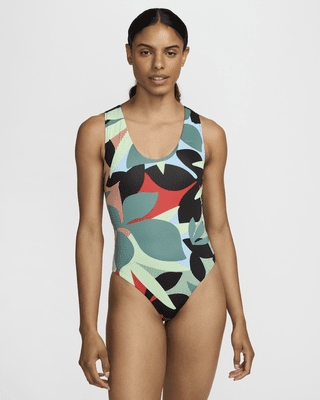 Женские  Nike Swim Keyhole Back One-Piece Swimsuit