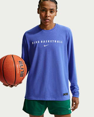 Женские  Nike Dri-FIT Long-Sleeve Warm-Up Basketball Top для баскетбола