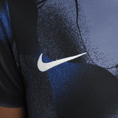 Inter Milan Academy Pro Nike Dri-FIT warming-upvoetbaltop met korte mouwen voor kids