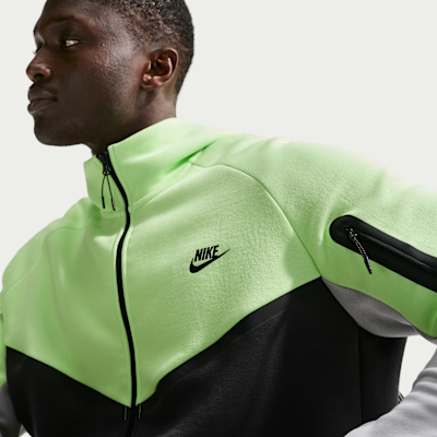 Chamarra Windrunner de tejido Fleece de cierre completo para hombre Nike Tech