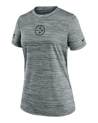 Женская футболка Pittsburgh Steelers Sideline Team Issue Velocity Nike Dri-FIT NFL