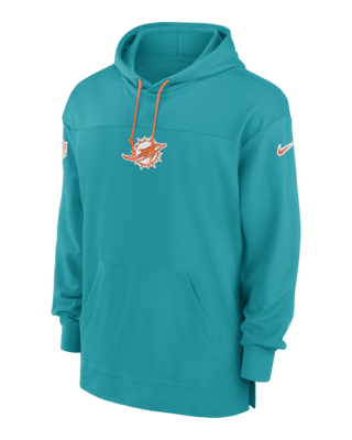 Мужские джерси Miami Dolphins Sideline Jersey Nike Dri-FIT NFL Pullover Hoodie