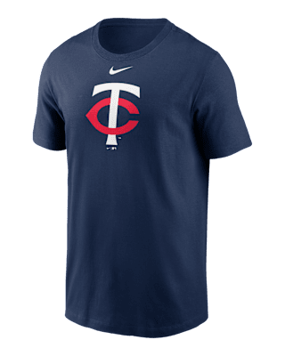 Мужская футболка Minnesota Twins Fuse Large Logo Nike MLB