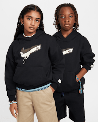 Подростковое худи Nike SB EasyOn Big Kids' Oversized Pullover Skate Hoodie