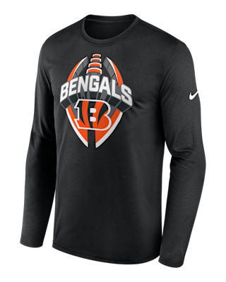 Мужская футболка Cincinnati Bengals Legend Icon Nike Dri-FIT NFL Long-Sleeve