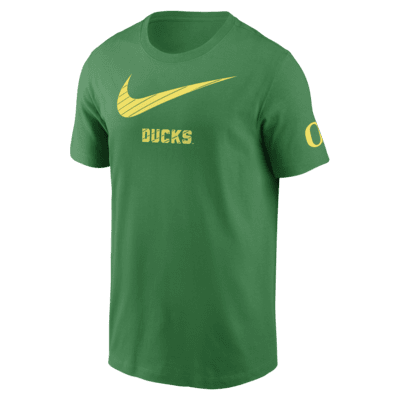 Playera universitaria Nike para hombre Oregon Ducks Campus Mascot