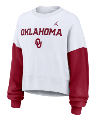 Женские  Oklahoma Sooners Primetime Nike College Pullover Crew