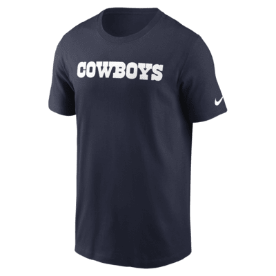 Мужская футболка Dallas Cowboys Primetime Wordmark Essential