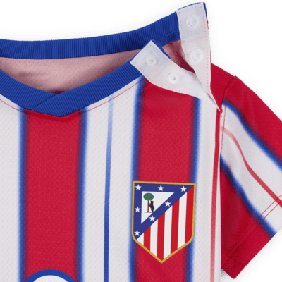 Divisa replica in 3 pezzi Atlético de Madrid Nike Football Stadium 2024 per bebè e bimbo/a – Away