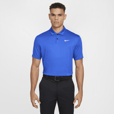 Męska koszulka polo do golfa w jednolitym kolorze Nike Dri-FIT Tour