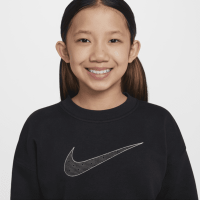 Nike Sportswear Club Fleece extragroßes Sweatshirt für ältere Kinder (Mädchen)