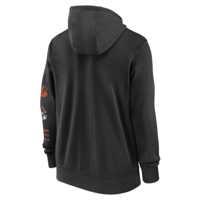 Cincinnati Bengals Club Men's Nike NFL Full-Zip Hoodie