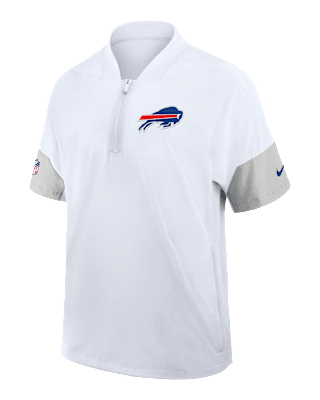 Мужская куртка Buffalo Bills Sideline Coach Nike NFL 1/2-Zip Short-Sleeve
