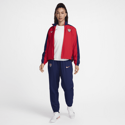 Chamarra de entrenamiento de fútbol Nike de la Selección Nacional Femenina de Estados Unidos 1999 Reissue Replica para mujer