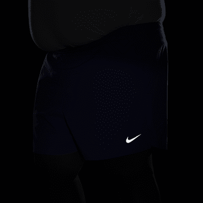 Męskie spodenki do biegania z wszytą bielizną Dri-FIT Nike Challenger 13 cm