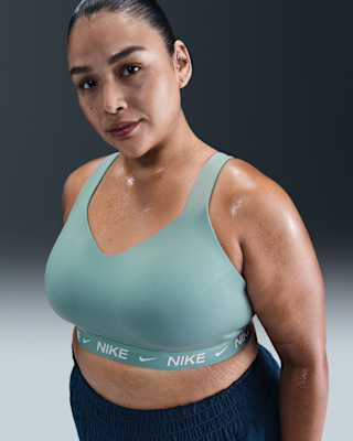 Женские  Nike Indy High Support Padded Adjustable Sports Bra (Plus Size)