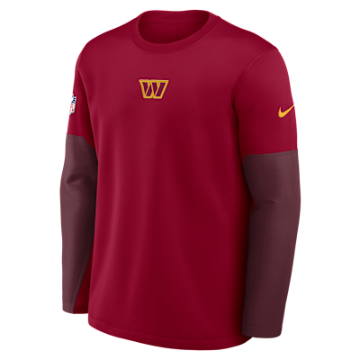 Washington Commanders Scripted To Win Sideline Coach Men's Nike Therma-FIT NFL Long-Sleeve T-Shirt