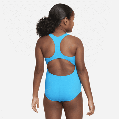 Traje de baño de una sola pieza con espalda deportiva para niña talla grande Nike Essential