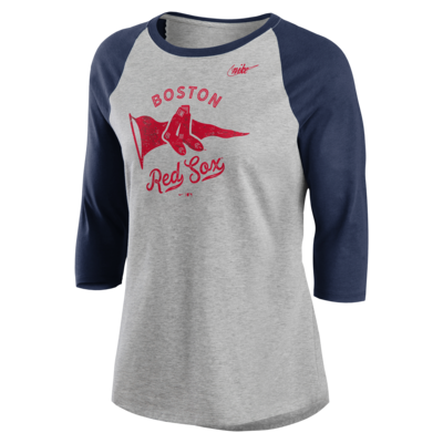 Washington Nationals Nike Women's Modern Baseball Arch Tri-Blend