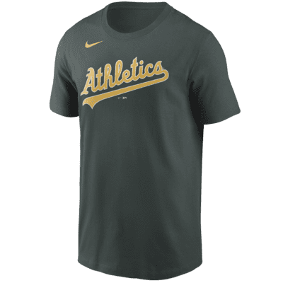 Nike Wordmark (MLB Oakland Athletics) Men's T-Shirt. Nike.com