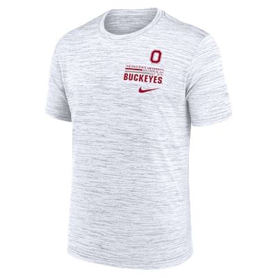 Ohio State Campus Chest Stack Velocity Men's Nike Dri-FIT College T-Shirt