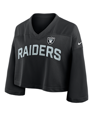 Женские джерси Las Vegas Raiders Wide Receiver Jersey Fashion Nike Dri-FIT NFL Cropped Top