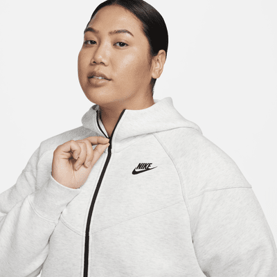 Sudadera con gorro de cierre completo para mujer talla grande Nike Sportswear Tech Fleece Windrunner