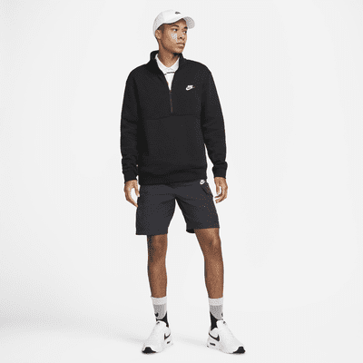 Sudadera con gorro de medio cierre e interior cepillado para hombre Nike Sportswear Club 