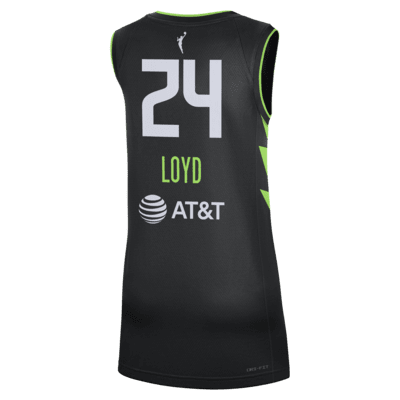 Jewell Loyd Seattle Storm 2024 Rebel Edition Nike Dri-FIT WNBA Victory Jersey