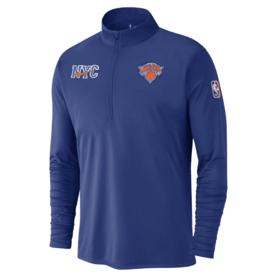 New York Knicks City Edition Men's Nike Dri-FIT NBA 1/2-Zip Long-Sleeve Top