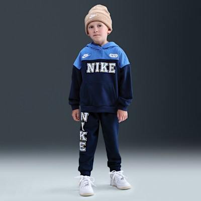 Nike Sportswear Little Kids' P.E. Blocked Pullover Hoodie and Pants Set