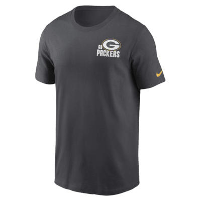 NFL Team Apparel Youth Green Bay Packers Game Time White T-Shirt