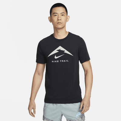 Nike T-shirt Running Dri-FIT Trail - Noir