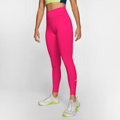 nike one leggings pink