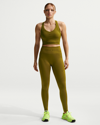 Женские тайтсы Nike Pro Seamless High-Waisted 7/8 Leggings