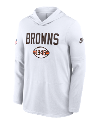 Мужские  Cleveland Browns Pass Accuracy Nike Dri-FIT NFL Long-Sleeve Hooded Top