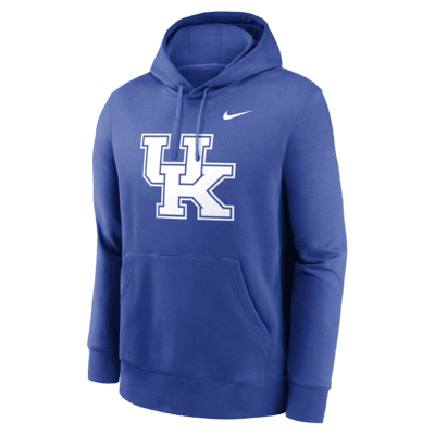 Sudadera con gorro sin cierre universitaria Nike para hombre Kentucky Wildcats Primetime Evergreen Club Primary Logo