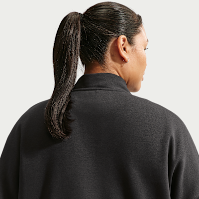 Sudadera extraoversized con cierre de 1/4 (talla grande) para mujer Nike Sportswear Phoenix Fleece
