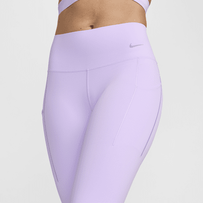 Nike Universa Leggings de 7/8 de talle medio y sujeción media con bolsillos - Mujer